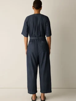 Airy Organic Cotton Twill Jumpsuit