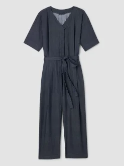 Airy Organic Cotton Twill Jumpsuit