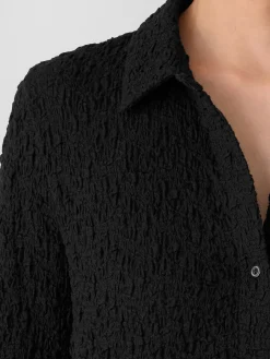 Bubble Jacquard Classic Collar Shirt