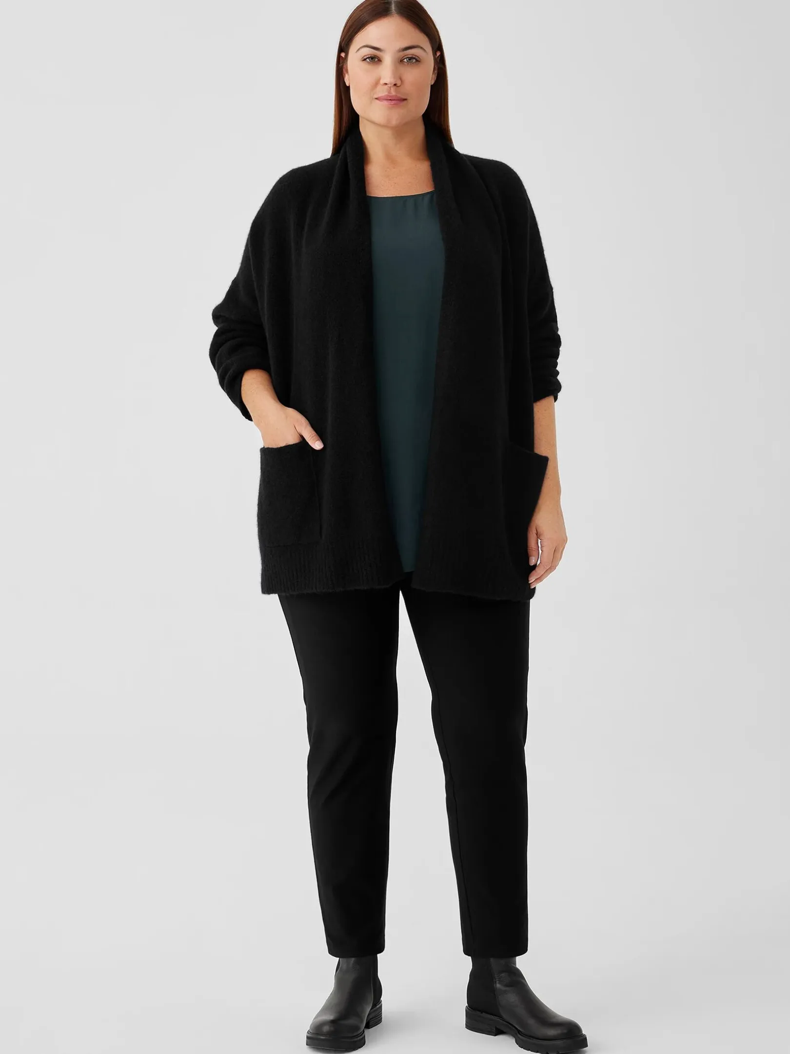 Cashmere Silk Bliss Shawl Collar Cardigan