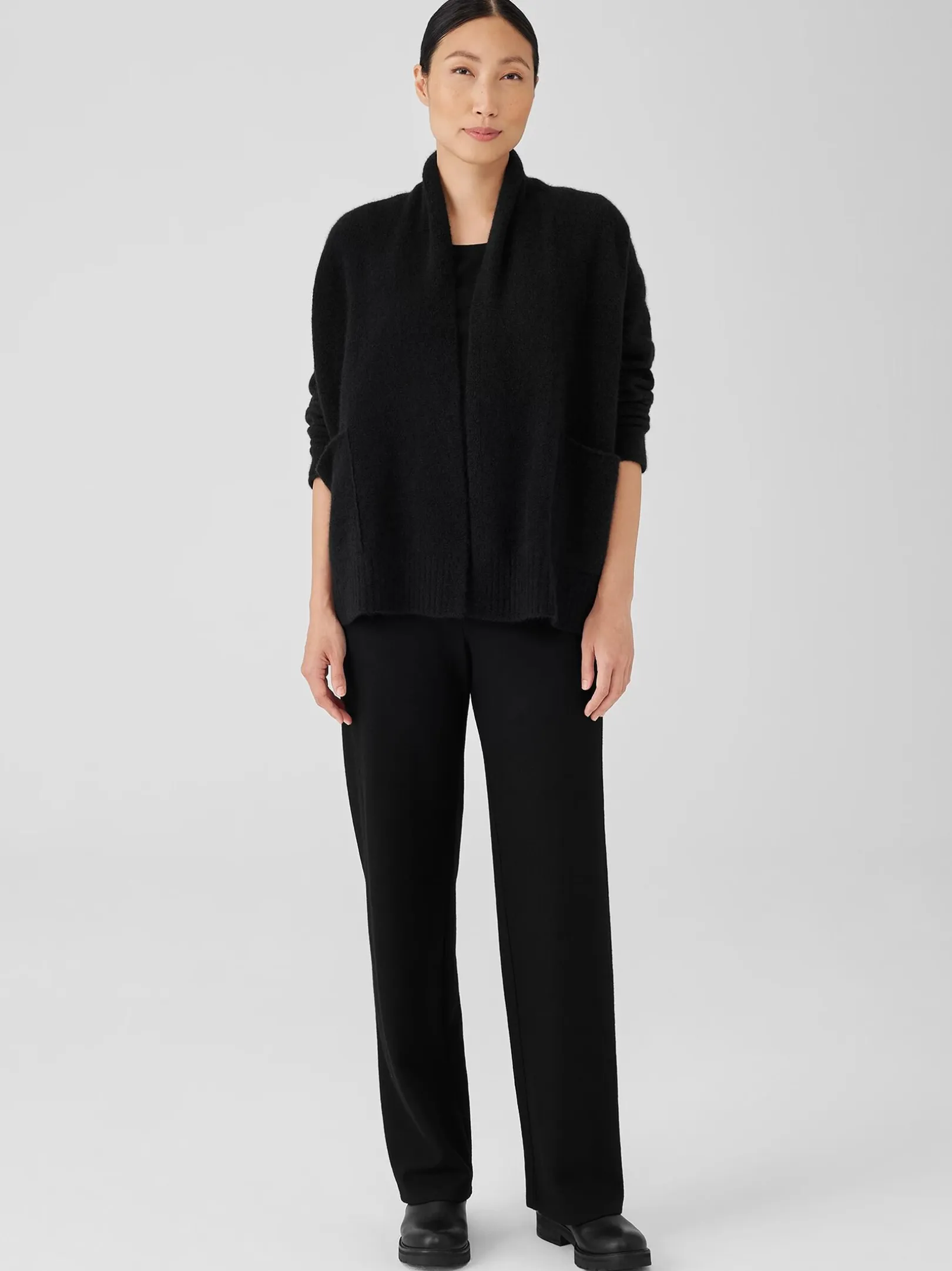 Cashmere Silk Bliss Shawl Collar Cardigan