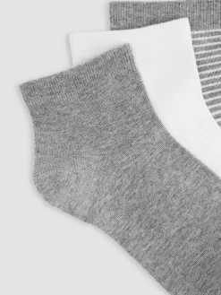 Cotton Ankle Sock 3-Pack