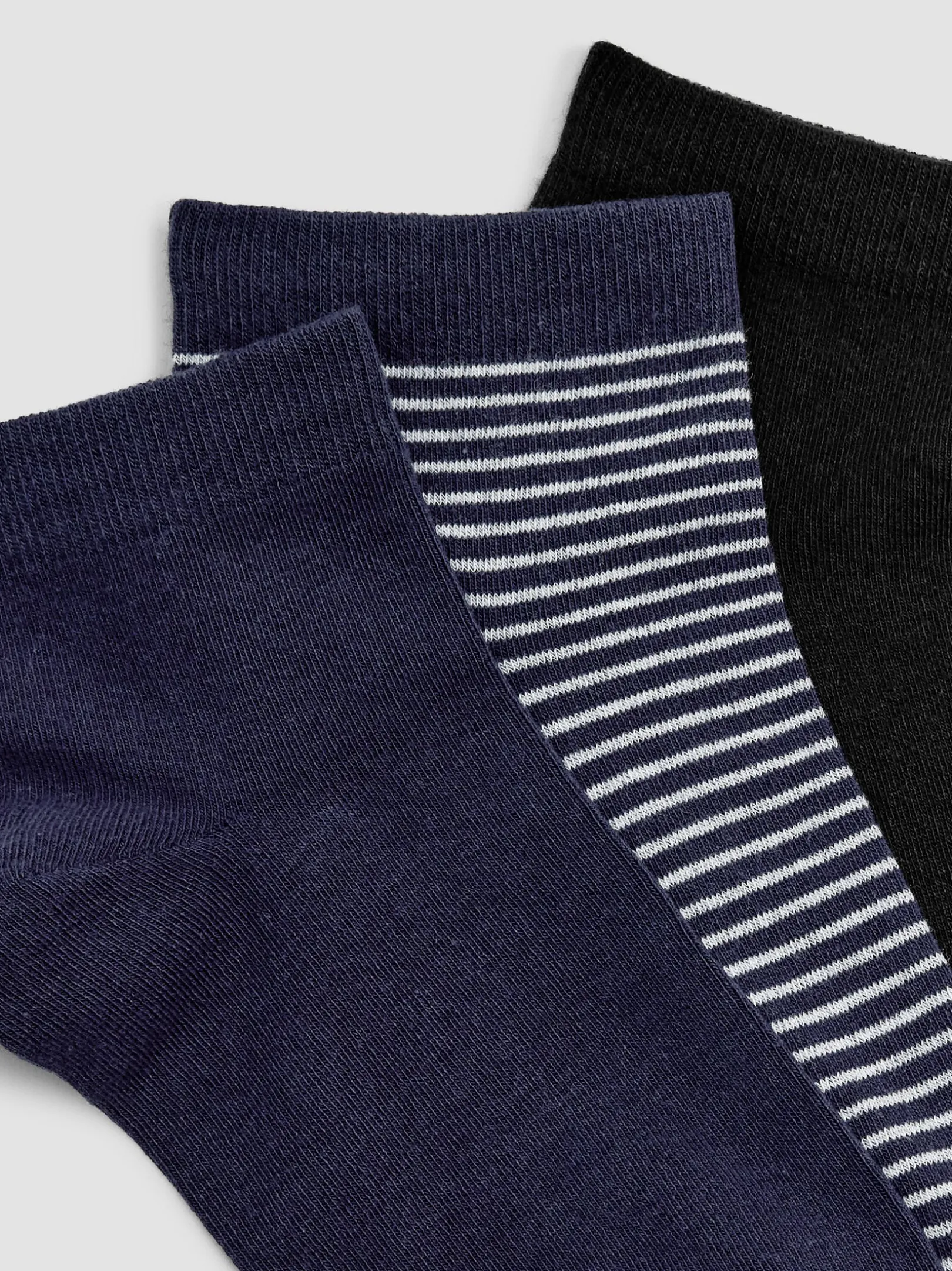 Cotton Ankle Sock 3-Pack