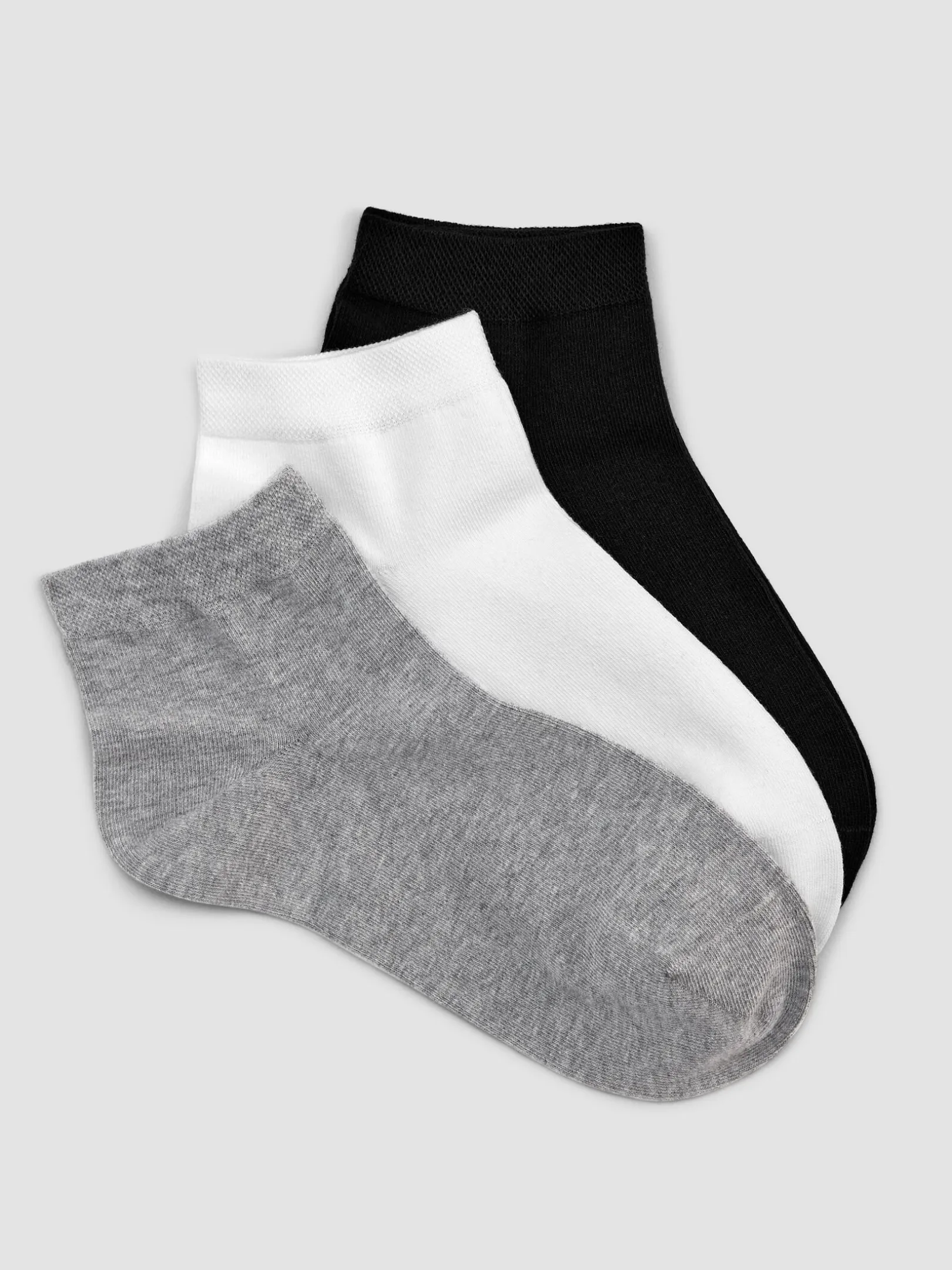 Cotton Ankle Sock 3-Pack