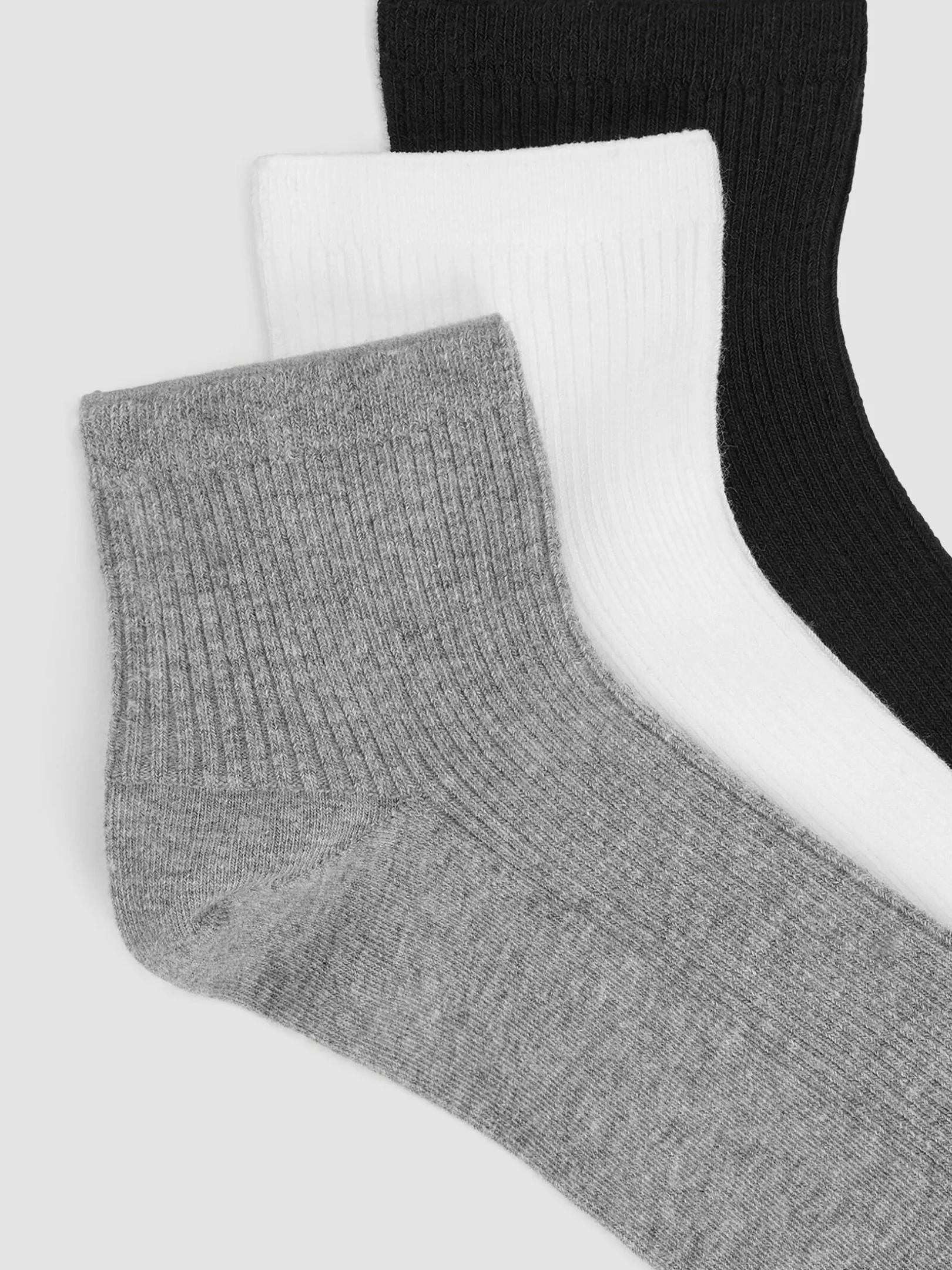 Cotton Ankle Sock 3-Pack