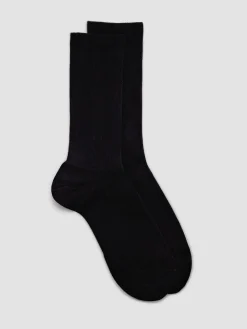 Cotton Rib Crew Sock