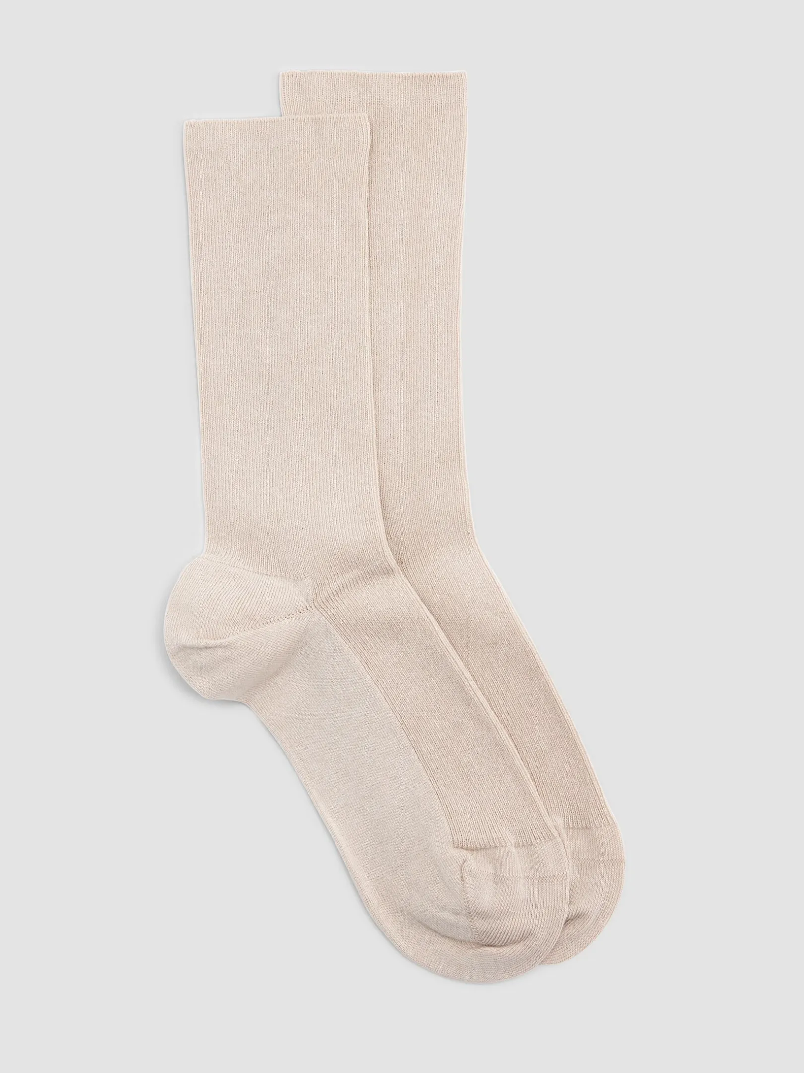 Cotton Rib Crew Sock