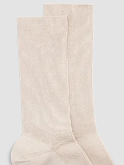 Cotton Rib Crew Sock