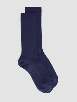 Cotton Rib Crew Sock