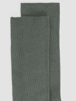 Cotton Rib Crew Sock