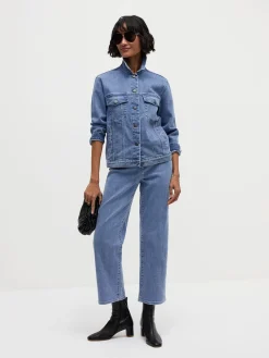 Cotton Stretch Denim Jacket