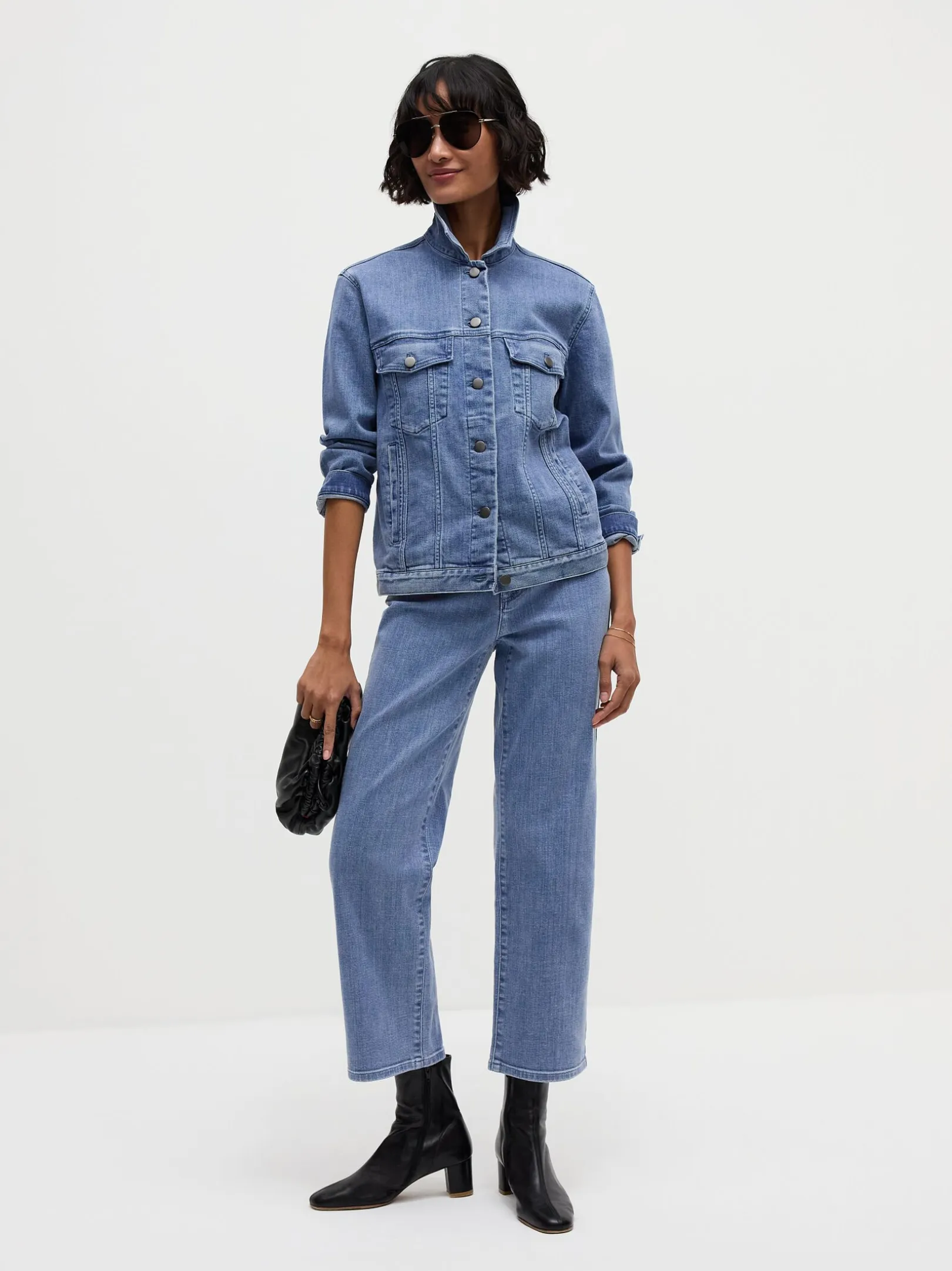 Cotton Stretch Denim Jacket