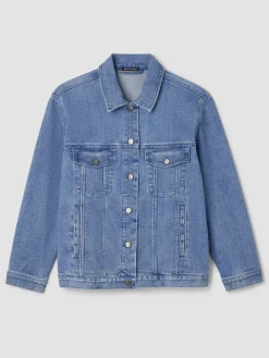 Cotton Stretch Denim Jacket
