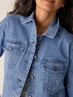 Cotton Stretch Denim Jacket