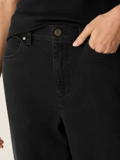 Cotton Stretch Denim Lantern Jean