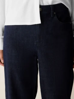 Cotton Stretch Denim Lantern Jean