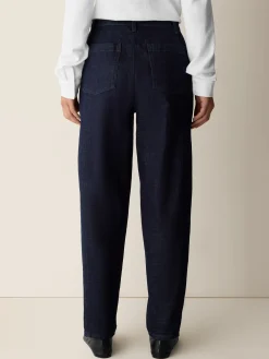 Cotton Stretch Denim Lantern Jean