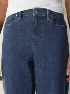 Cotton Stretch Denim Lantern Jean