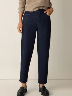 Cotton Stretch Denim Lantern Jean