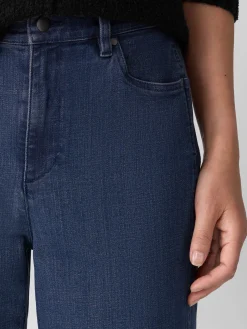 Cotton Stretch Denim Lantern Jean