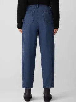 Cotton Stretch Denim Lantern Jean