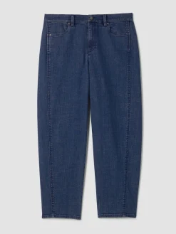 Cotton Stretch Denim Lantern Jean