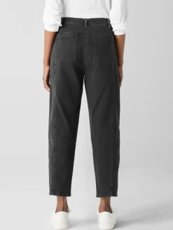 Cotton Stretch DenimLantern Jean