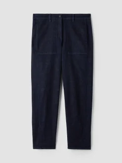 Cotton Stretch DenimLantern Jean