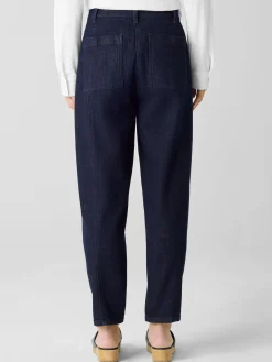 Cotton Stretch DenimLantern Jean