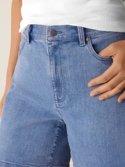Cotton Stretch Denim Shorts