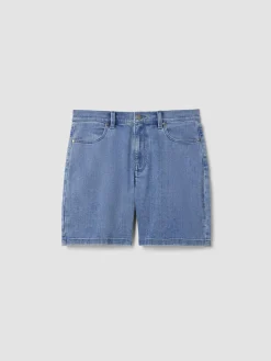 Cotton Stretch Denim Shorts