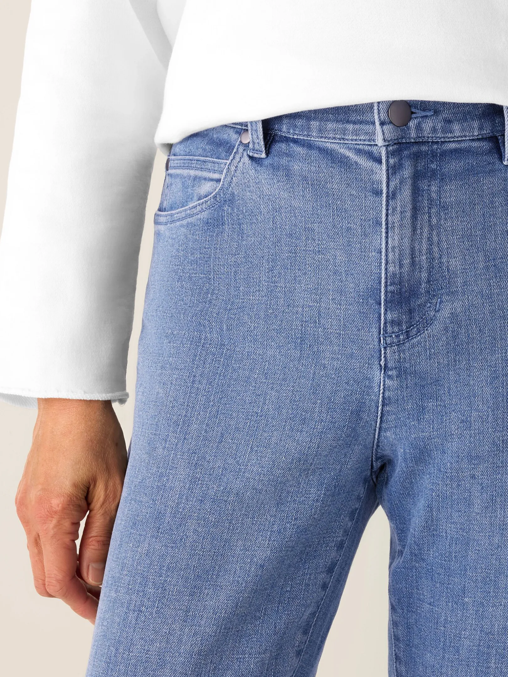 Cotton Stretch Denim Slim Jean