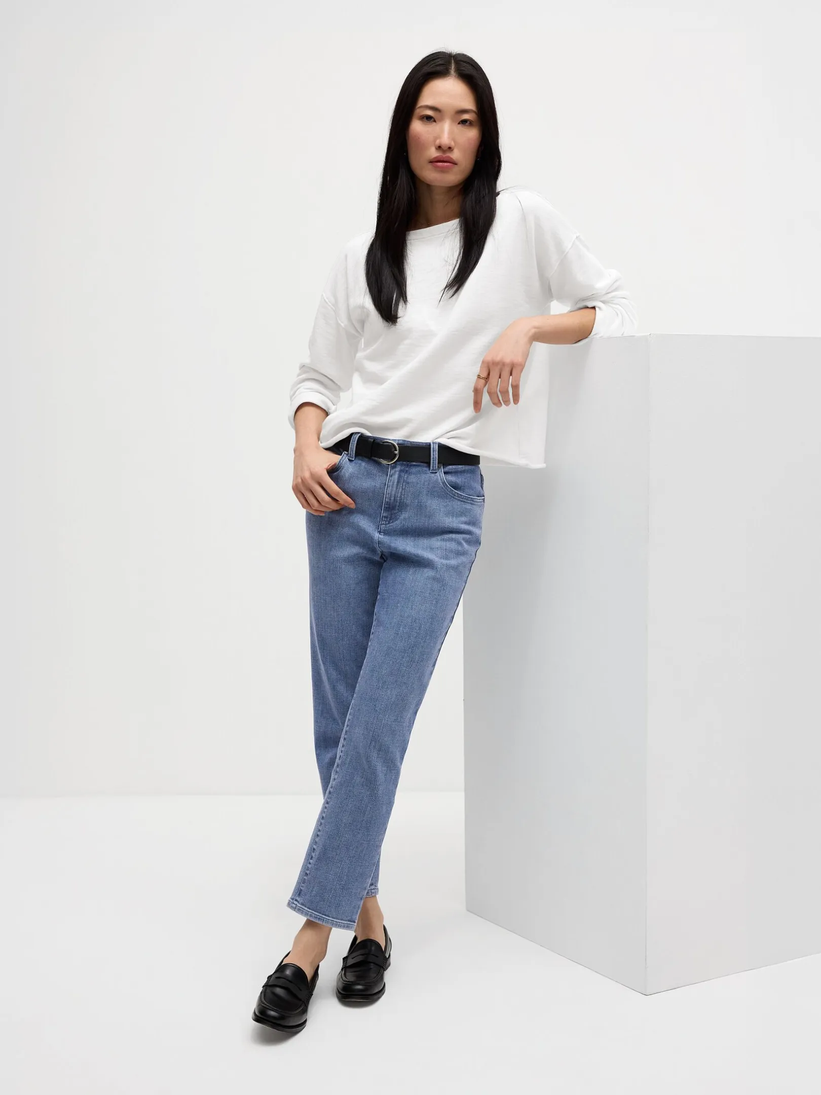 Cotton Stretch Denim Slim Jean
