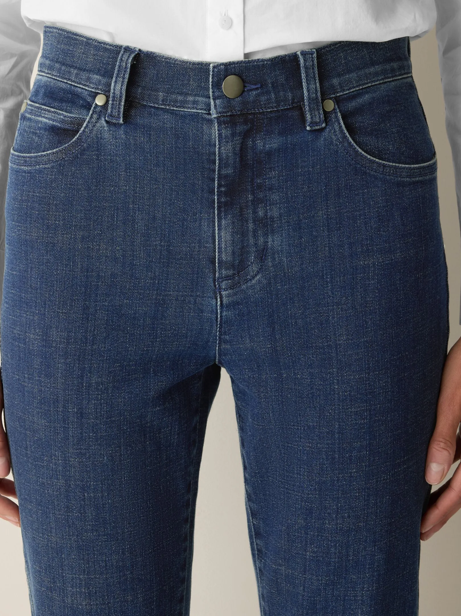 Cotton Stretch Denim Slim Jean