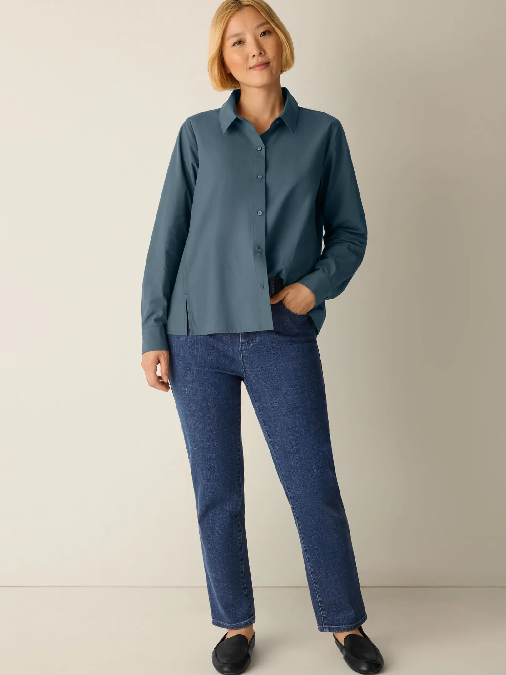 Cotton Stretch Denim Slim Jean