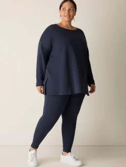 Cozy Brushed Terry Hug High-Waisted Leggings