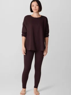 Cozy Brushed Terry Hug High-Waisted Leggings