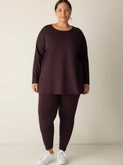 Cozy Brushed Terry Hug High-Waisted Leggings