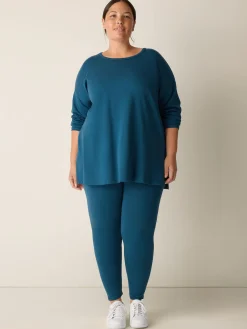 Cozy Brushed Terry Hug High-Waisted Leggings