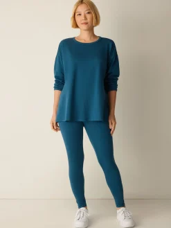 Cozy Brushed Terry Hug High-Waisted Leggings