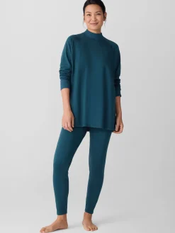 Cozy Brushed Terry Hug High-Waisted Leggings