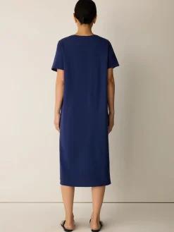 Cozy Organic Cotton Slub Tee Dress