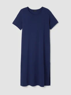 Cozy Organic Cotton Slub Tee Dress