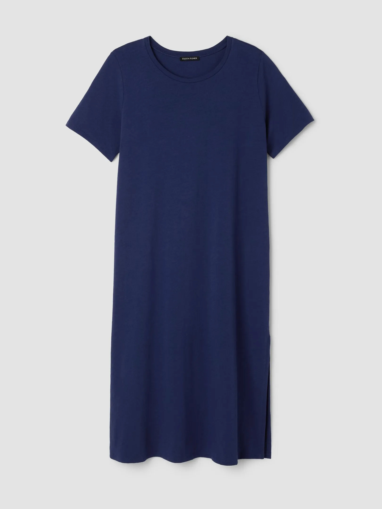 Cozy Organic Cotton Slub Tee Dress
