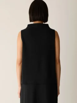 Cross Hatch Stretch Jersey Funnel Neck Tank