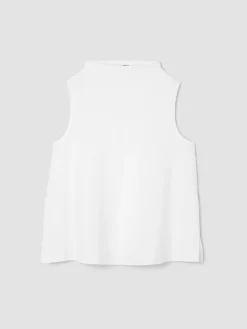 Cross Hatch Stretch Jersey Funnel Neck Tank