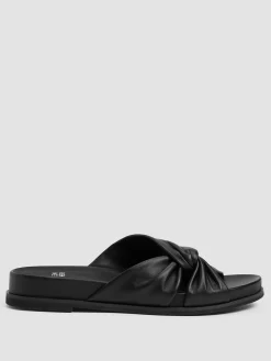 Dello Nappa Leather Wedge Sandal