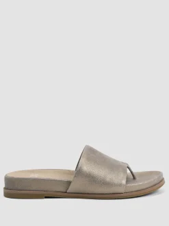 Duet Metallic Suede Sandal