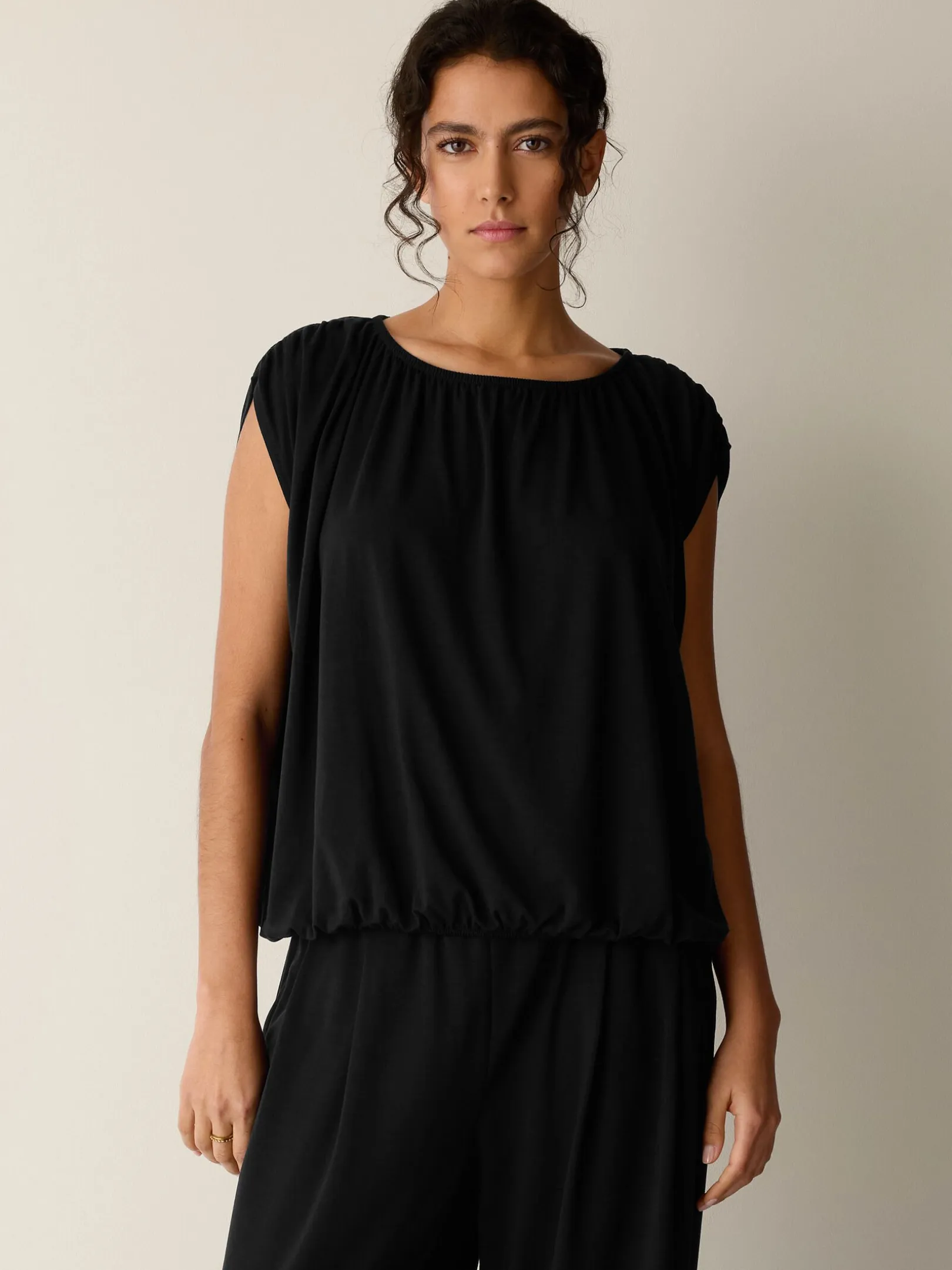 Fine Jersey Bubble Top