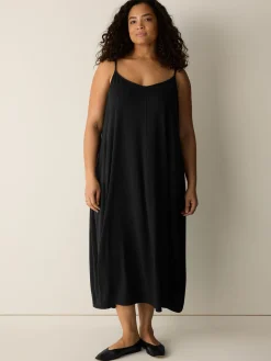 Fine Jersey Lantern Dress